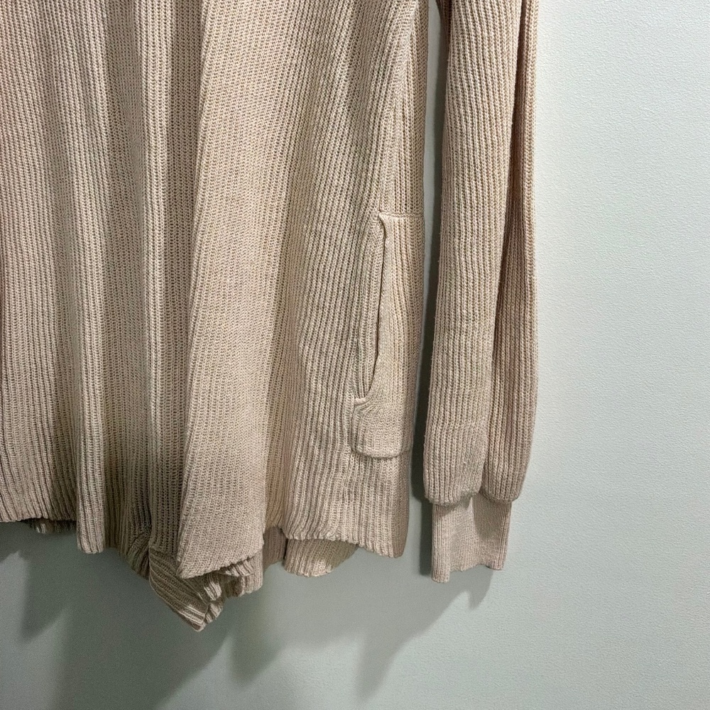 Free People FP Beach Picnic Sweater Romper Linen Cotton in Natural Size Small - Picture 9 of 9